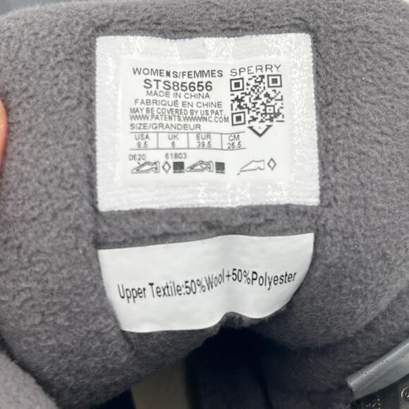 Sperry Women's Syren Gulf Wool Duck Boots Gray 8.5 - Picture 8 of 8